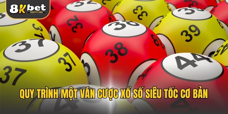 Quy trình một ván cược xổ số siêu tốc cơ bản